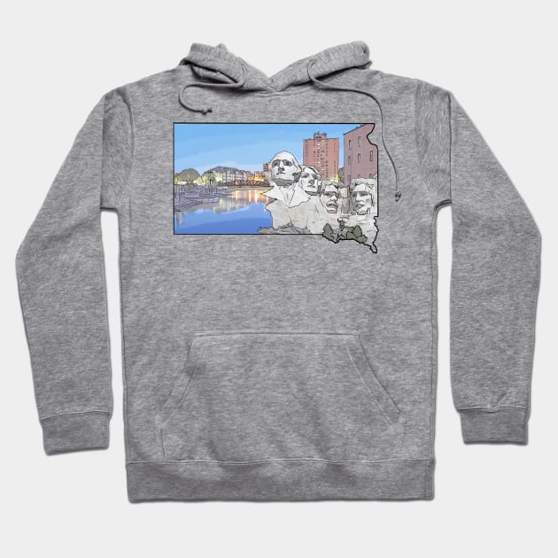 South Dakota Hoodie by TwoBroads